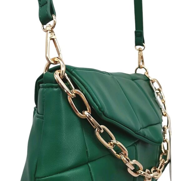 Urban expressions handbag crossbody Green Botton Up Sz Small Claudine Purse New - Picture 9 of 16